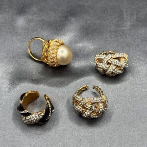 Elegant Gold and Silver tone Women's Jewelry Set